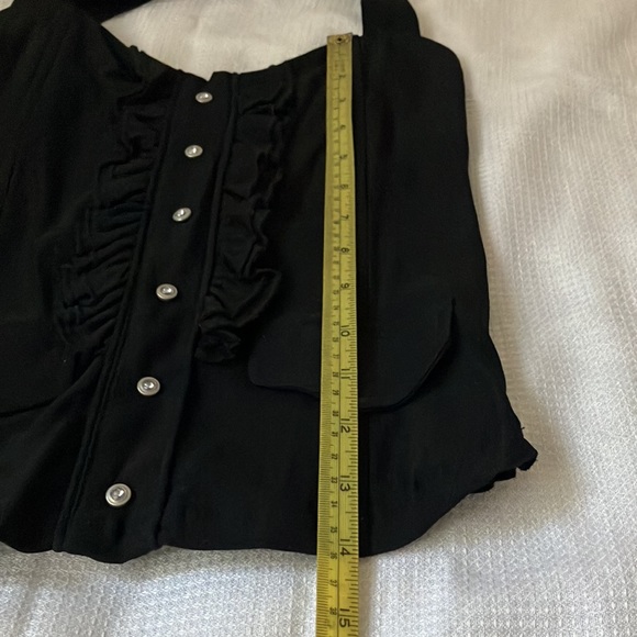 Black corset style halter top - Picture 7 of 7